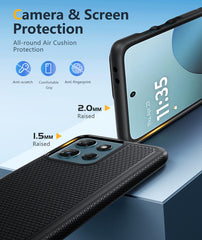 Motorola Moto G 5G 2026 Phone Case: Dual Layer Heavy Duty Protective Cover Shockproof Rugged with Non-Slip Textured Back