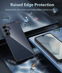 FNTCASE for Samsung Galaxy A16 5G Case: Matte Clear Military Grade Drop Protection Phone Cover