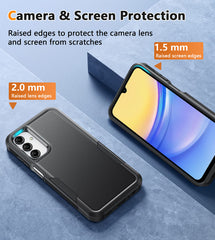 FNTCASE for Galaxy A15 5G Case: Dual Layer Military Grade Drop Protection Phone Cover with Belt-Clip Holster | Rugged Durable Heavy Duty Shockproof Protective Bumper Tough