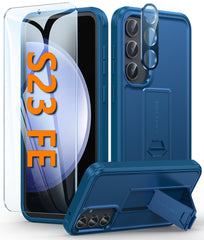 Samsung Galaxy S23 FE Matte Textured Phone Case with Kickstand