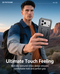 iPhone 18 Pro 6.3 inch Phone Case: Military Grade Shockproof with Built-in Screen Protector and Kickstand