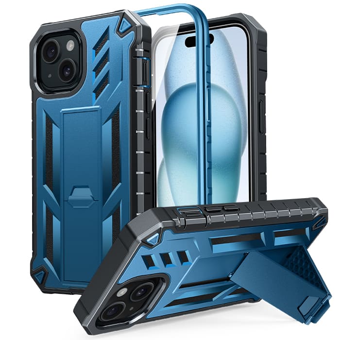 thumbnail image 2 of Universal Shockproof Case + Screen Protector – For IPhone 15/14/13/12/11/XR Series – Heavy Duty 2 of 5