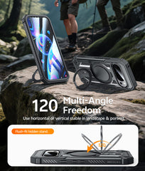 FNTCASE for Google Pixel 10/ 10 Pro/ 9/ 9 Pro Case with Ring Holder Magnetic Kickstand Military Grade Shockproof Protective Rugged Cell Phone Cover