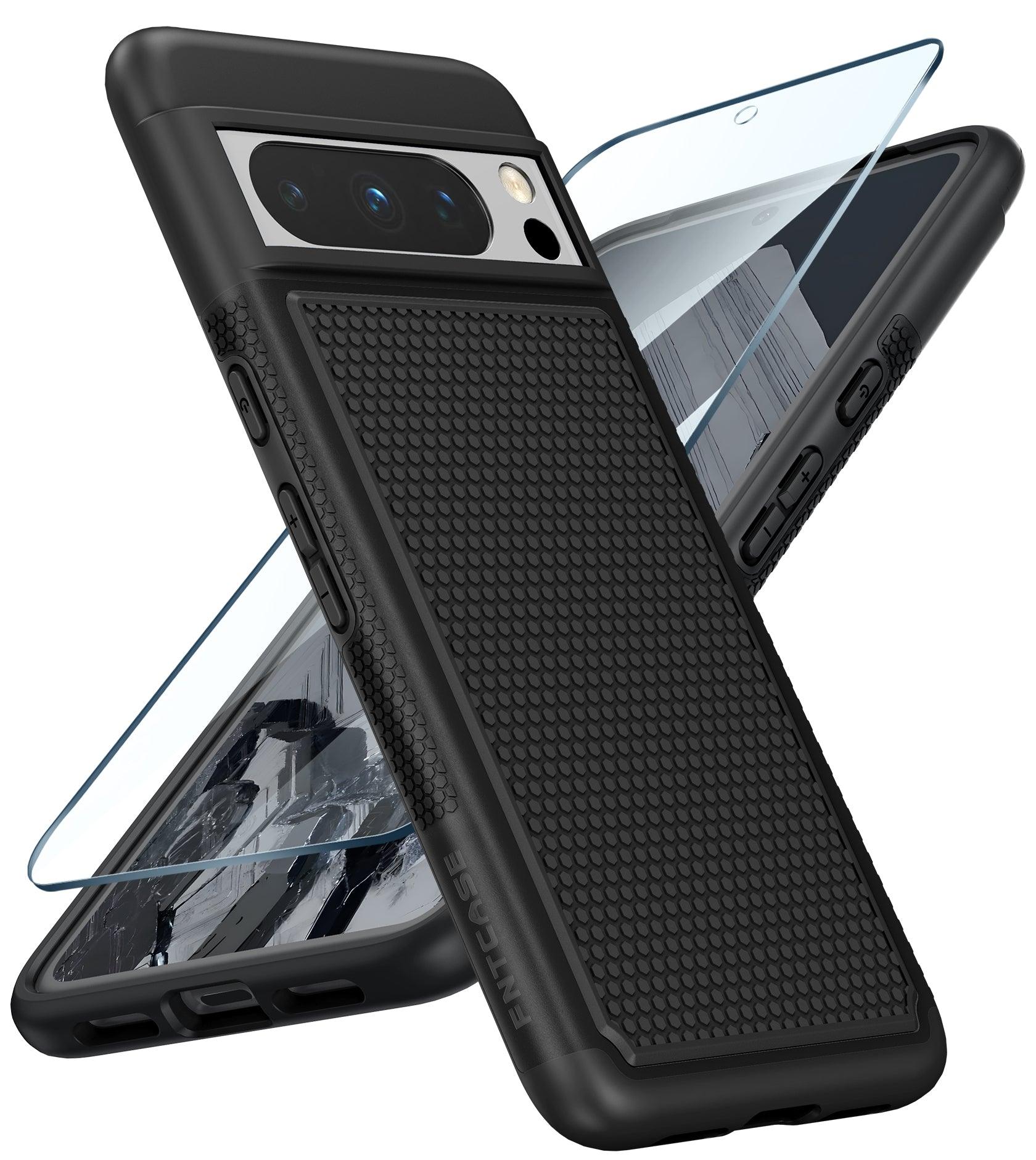 Pixel 8 Pro Case Shock Protective with Anti-Slip Textured Back