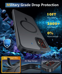Samsung Galaxy XCover 7 Pro Phone Case: Magnetic Charging Shockproof Magsafe Support - Frosted Oil Spray Touch