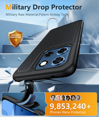 Motorola Moto G Stylus 2026/2025 Case: Magnetic Military Grade Drop Protection Anti-Slip Anti-Fingerprint Dual Layer Shockproof Phone Cover