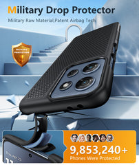 Motorola Moto G 5G 2026/G 5G 2025/G Play 2026 Case: Magnetic Military Grade Drop Protection Anti-Slip Anti-Fingerprint Dual Layer Shockproof Phone Cover