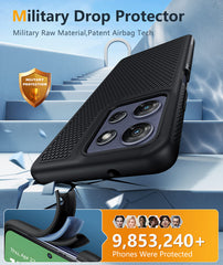 FNTCASE Für Moto G Power 5G 2025 6,8 Zoll Stoßschutz-Handyhülle Robuste Abdeckung mit Rutschfester Textur 