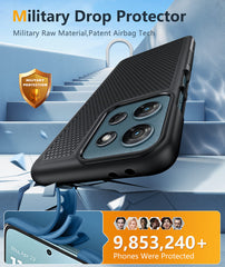 Motorola Moto G 5G 2026 Phone Case: Dual Layer Heavy Duty Protective Cover Shockproof Rugged with Non-Slip Textured Back