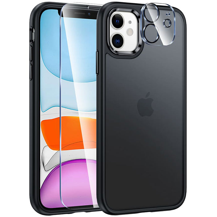FNTCASE for iPhone 11 Case: Matte Full Body Drop Protective
