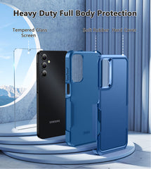 FNTCASE Galaxy A15 ケース: 保護電話カバー 2層 ミリタリーグレード 落下防止