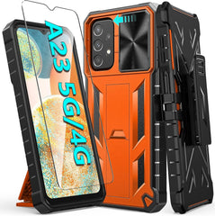 Rugged Protective A23 5G /4G Phone Case with Belt Clip Holster