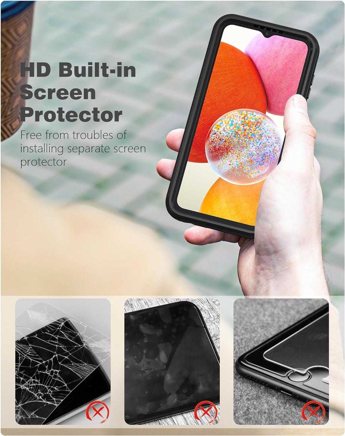 Galaxy A15 5G: Protective Silicone Rugged Shockproof Slim Case