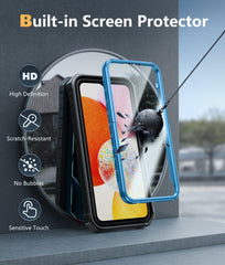 Galaxy A15 5G Case: Military Grade Drop Proof Protection Phone Cover with Built-in Screen Protector and Kickstand - FNTCASE OFFICIAL