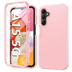 Galaxy A15 5G Case: Protective Silicone Rugged Shockproof Slim Case Pink
