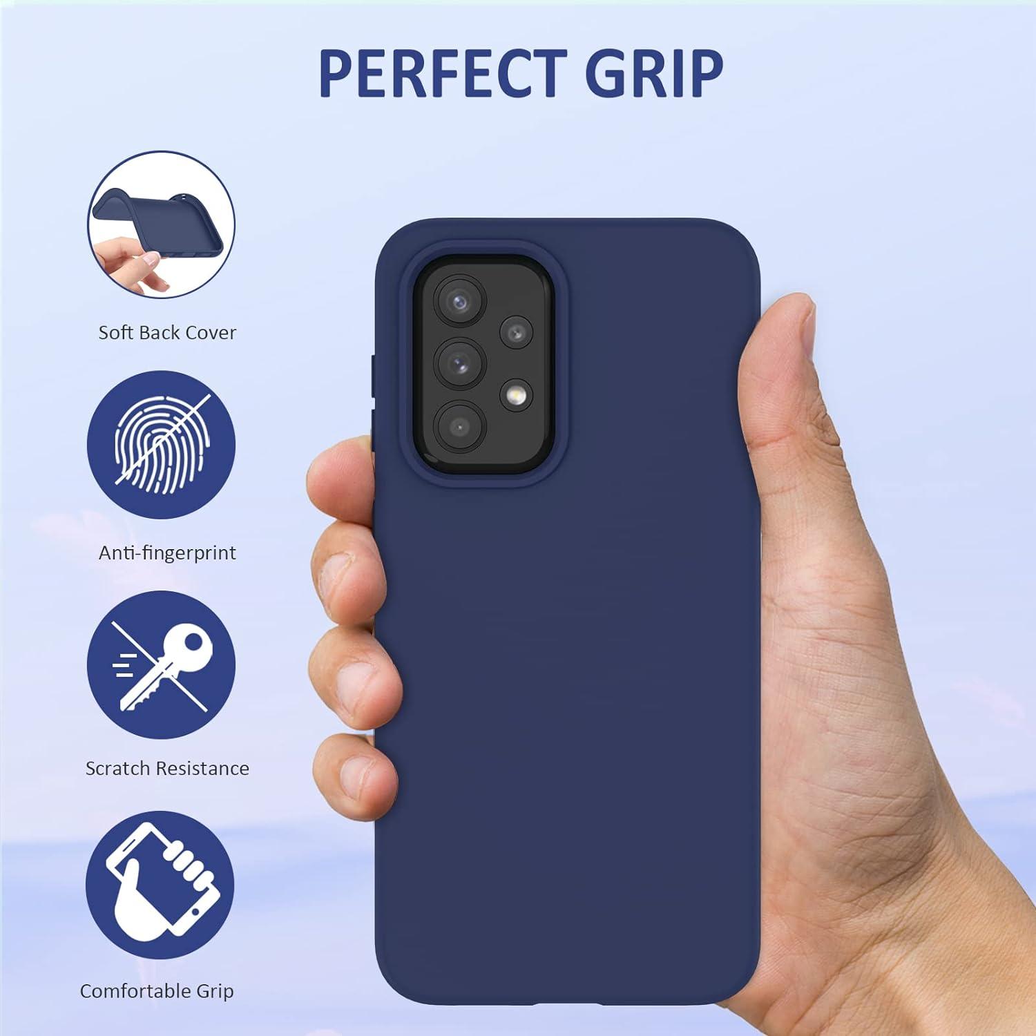 Galaxy A33 5G Case: TPU Silicone Drop Protection Slim Rugged Case