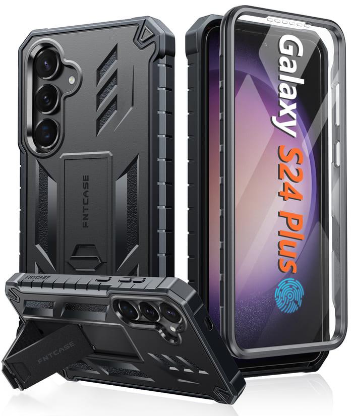 Galaxy S24 5G Military Grade Phone Case with Built-in Kickstand