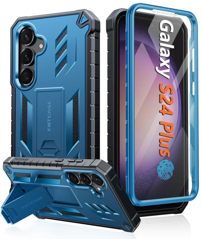 Galaxy S24 Plus 5G Military Grade Rugged TPU Cover with Built-in