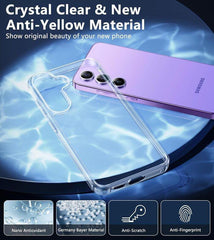 Galaxy S24 Plus 5G Shockproof Protective Slim Silicone Clear Case