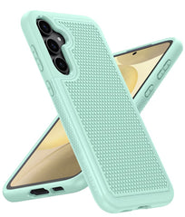 Galaxy S24 5G 6.2 inches Shock Protection Cell Phone Case Sturdy Cover with Non-Slip Texture