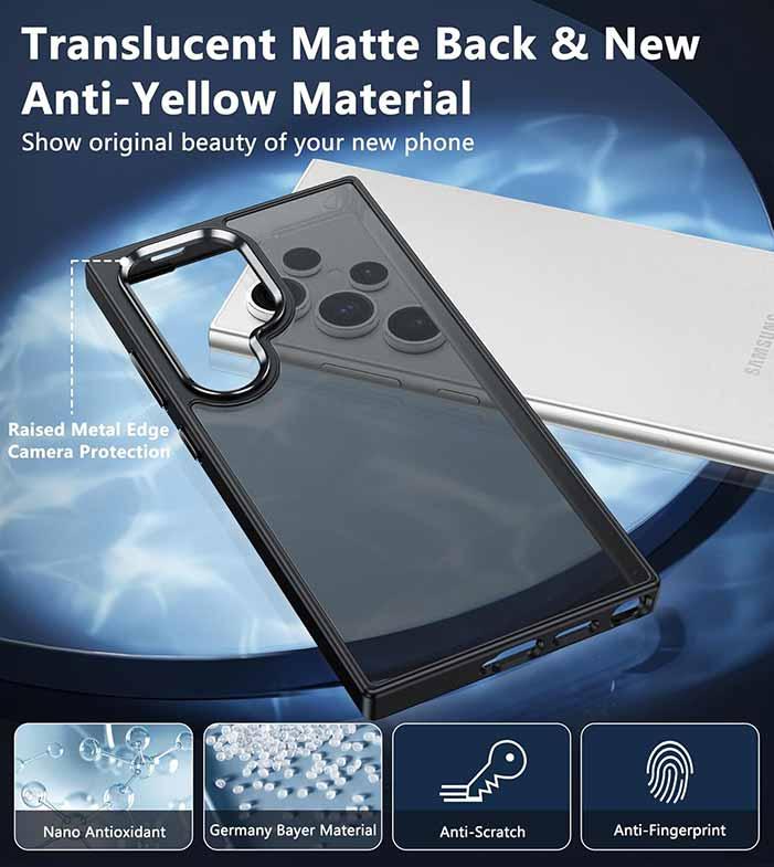 For Samsung Galaxy S24 Ultra Metal Case Aluminium Shockproof Full