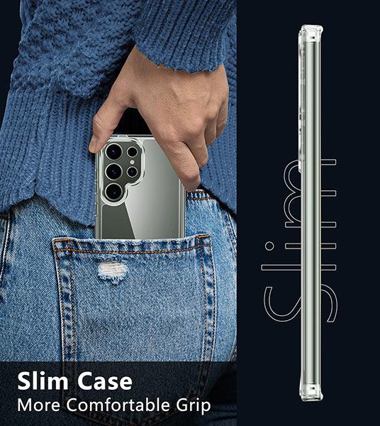 Galaxy S24 Ultra 5G Shockproof Protective Slim Silicone Clear Case