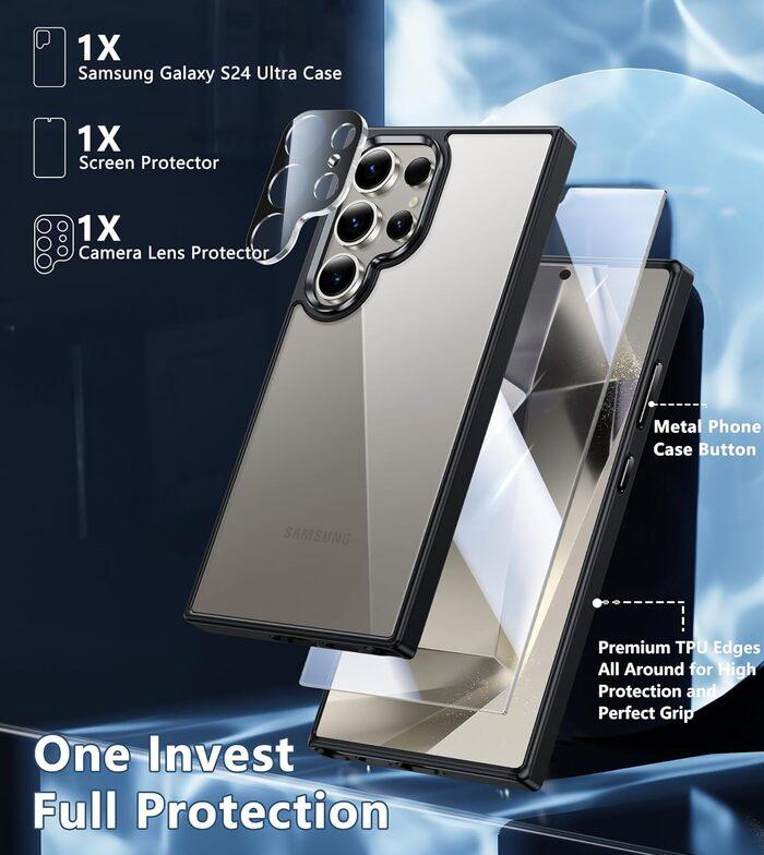 Hybrid-Hülle MagSafe Samsung Galaxy S24 Ultra transparent