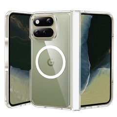 Google Pixel 11 Pro Fold Case Full Hinge Protection MagSafe Heavy Duty Rugged Shockproof Anti-Scratch Protective Clear Phone Cover