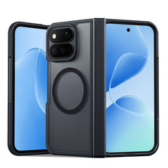 Google 11 Pro Fold with Hinge Protection Translucent MagSafe Matte Case Military Grade Shockproof Protective Phone Cover