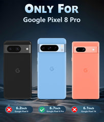 Pixel 8-Pro Case: Clear Magnetic Military Grade Drop Protective - FNTCASE OFFICIAL