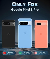 Pixel 8-Pro Case: Clear Magnetic Military Grade Drop Protective