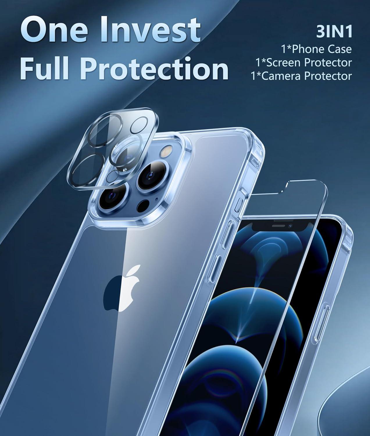 iPhone 12 Pro 6.1 inch Clear Transparent Slim Protective Case