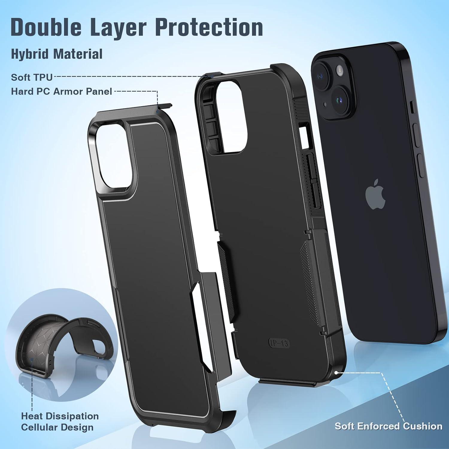 iPhone 13 iPhone 14 Phone Case Dual Layer Protective