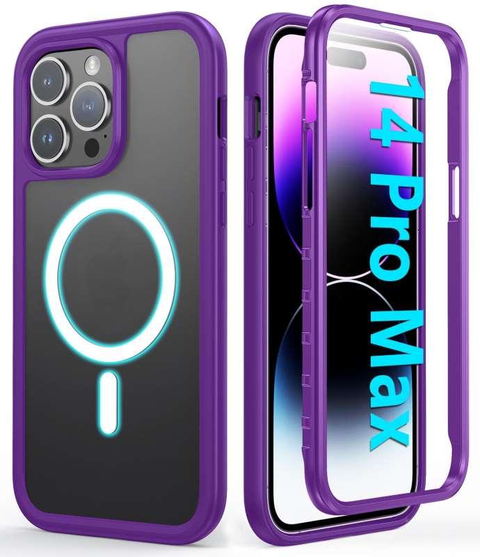 iPhone 14-Pro-Max Phone Case: Magnetic Full Drop Proof Protection Cell Phone Cases - FNTCASE OFFICIAL