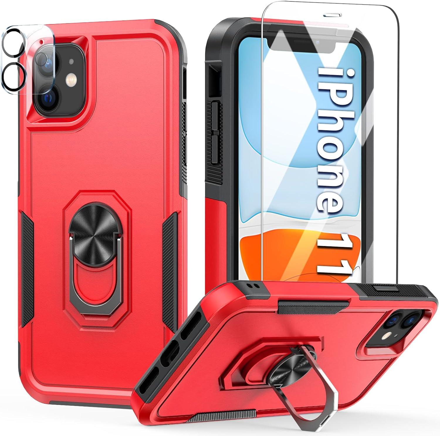 iPhone 11 6.1 inches Protective Phone Case with Ringstand