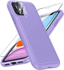 iPhone 11 Dual Layer Protective Case with Non-Slip Textured FNTCASE