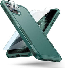 iPhone 11 Pro Max Case: Protective Phone Cover Dual Layer Protect Green