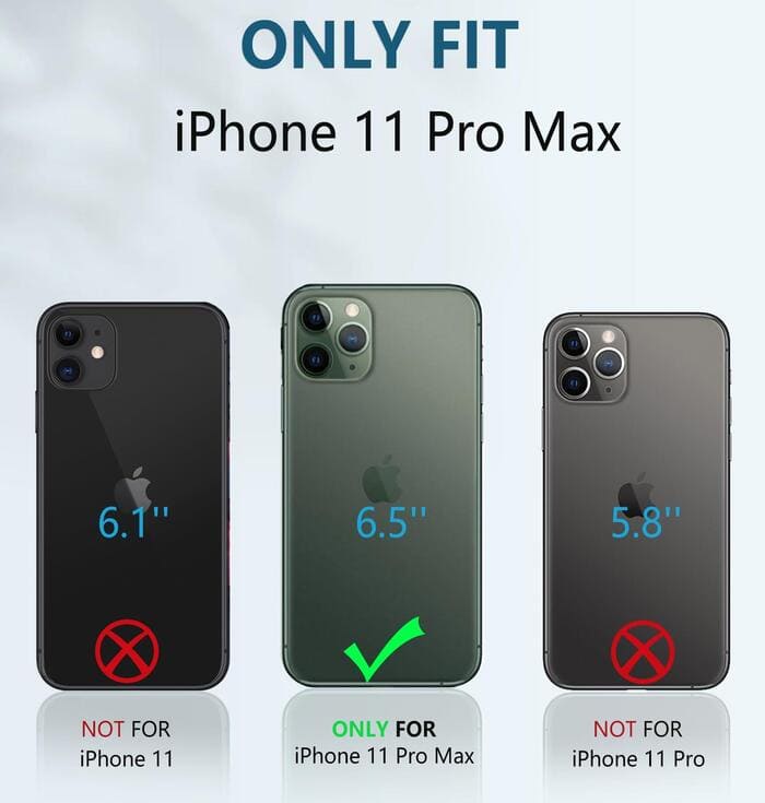 FNTCASE iPhone 11 Pro Max 6.5 inch Protective Case with Kickstand