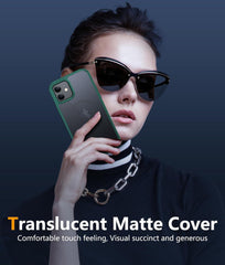 iPhone 12 Case: Magnetic Charging Magsafe Support - Matte Green