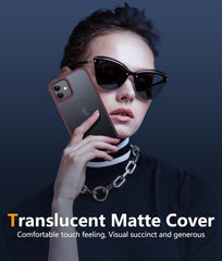 iPhone 12 Phone Case: Translucent Matte Full Body Drop Protective