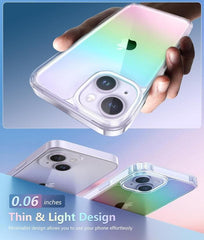 iPhone 14 iPhone 13 Case: Clear Transparent Slim Protective Case