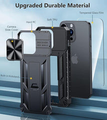 iPhone 13 /14 Pro Max Case with Slidable Camera Lens Cover