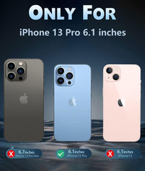 iPhone 13 Pro 6.1 inch Case: Anti-Yellowing Clear Transparent Slim Protective Case - FNTCASE OFFICIAL