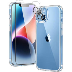 iPhone 14 iPhone 13 Case: Clear Transparent Slim Protective Case