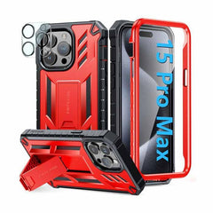 iPhone 15-Pro-Max Case:  Phone Cover with Built-in Screen Protector
