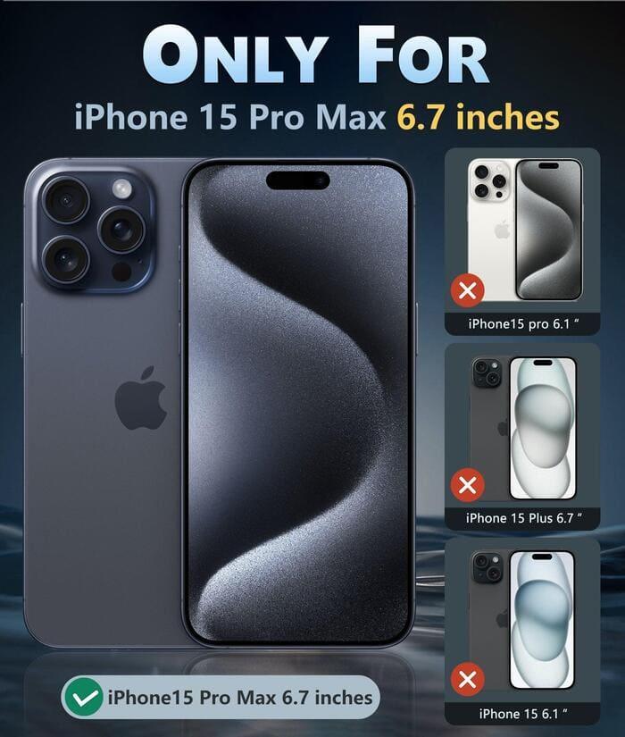 iPhone 15-Pro-Max 6.7inch Case: Clear Transparent Slim Protective