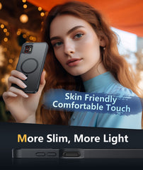 Samsung Galaxy XCover 7 Pro Phone Case: Magnetic Charging Shockproof Magsafe Support - Frosted Oil Spray Touch