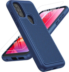 Moto G Power 2022 6.5inch Military Soft Silicone Bumper Rugged Cover with Non Slip Texture - FNTCASE OFFICIAL
