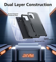 Moto G Stylus 5G 2023 Dual Layer Protective Phone Case Black
