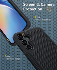 Samsung Galaxy A35 5G Protective Phone Case with Textured Design Black